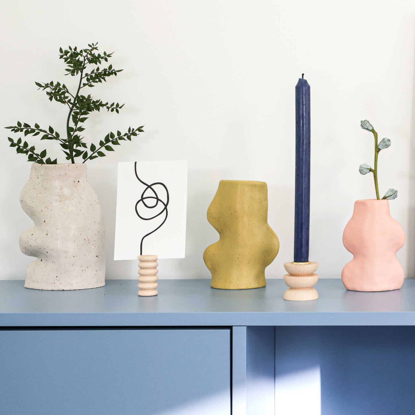 Fluxo Ceramic Vase - Large White