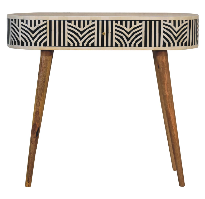 Edessa Bone Inlay Console Table