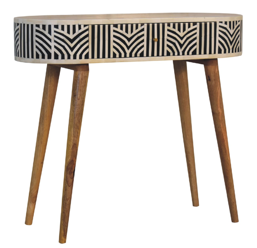 Edessa Bone Inlay Console Table