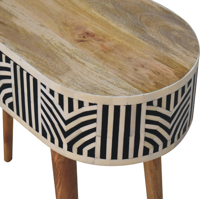 Edessa Bone Inlay Console Table