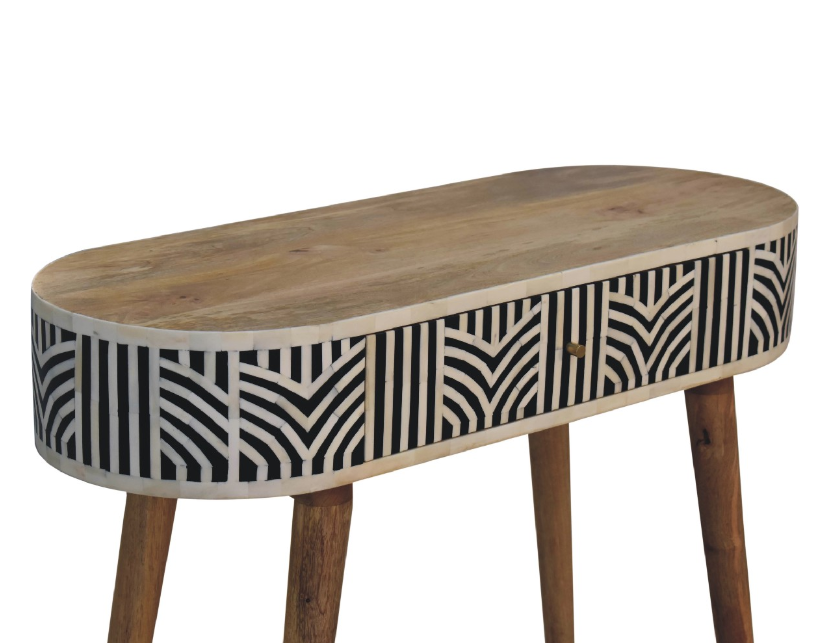 Edessa Bone Inlay Console Table