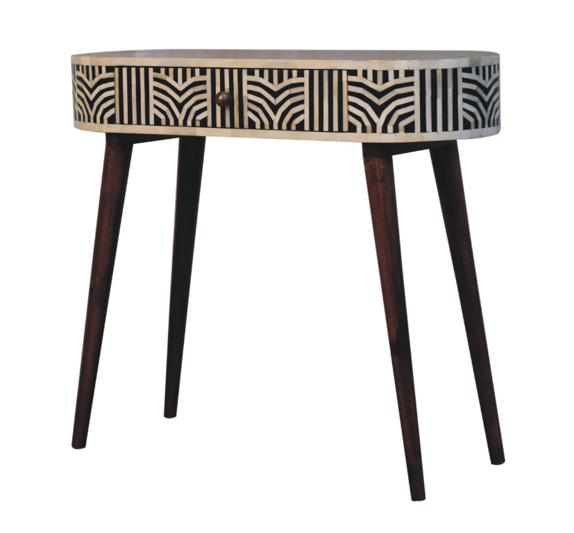 Edessa Bone Inlay Console Table