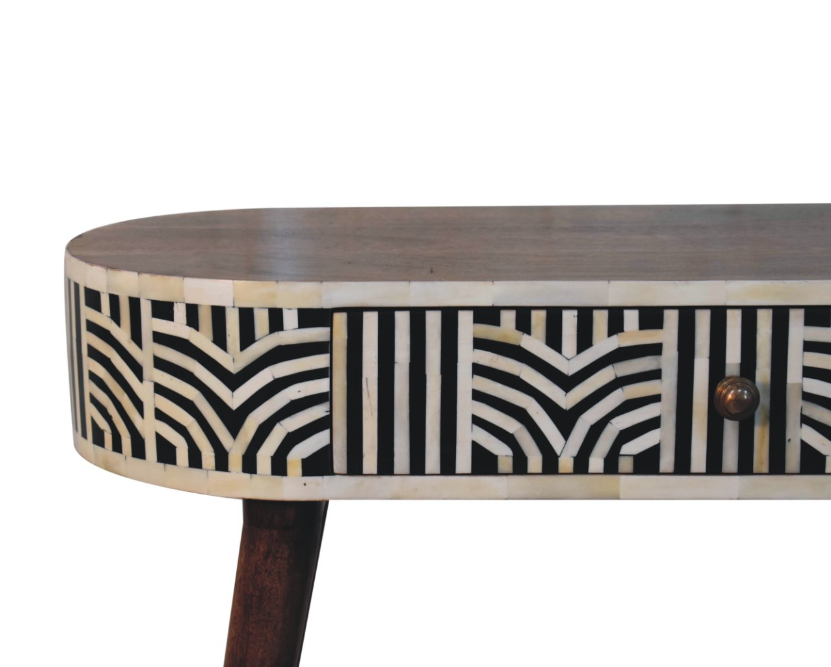 Edessa Bone Inlay Console Table