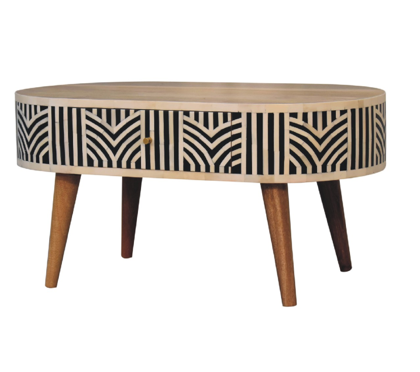 Edessa Bone Inlay Coffee Table