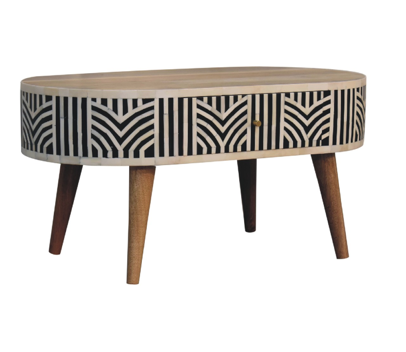 Edessa Bone Inlay Coffee Table