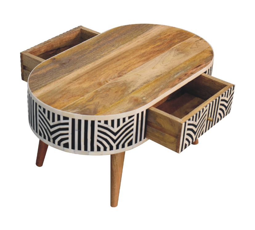 Edessa Bone Inlay Coffee Table