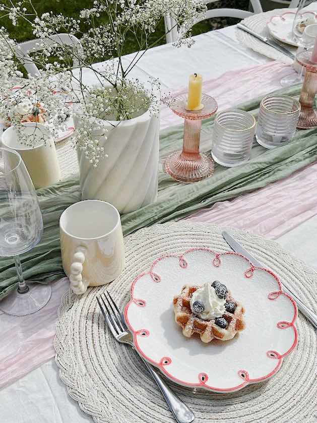 Cloud Ceramic Dinner Plates (Set of 2)