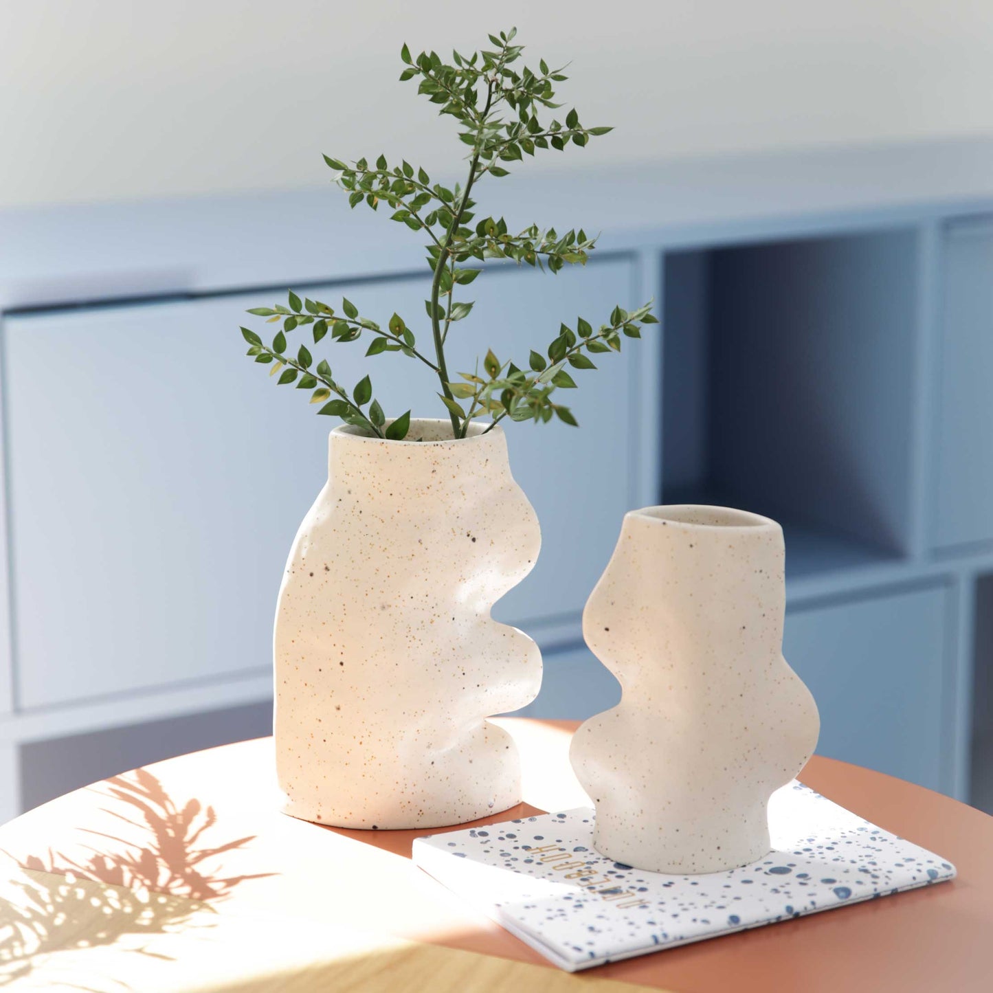 Fluxo Ceramic Vase - Large White