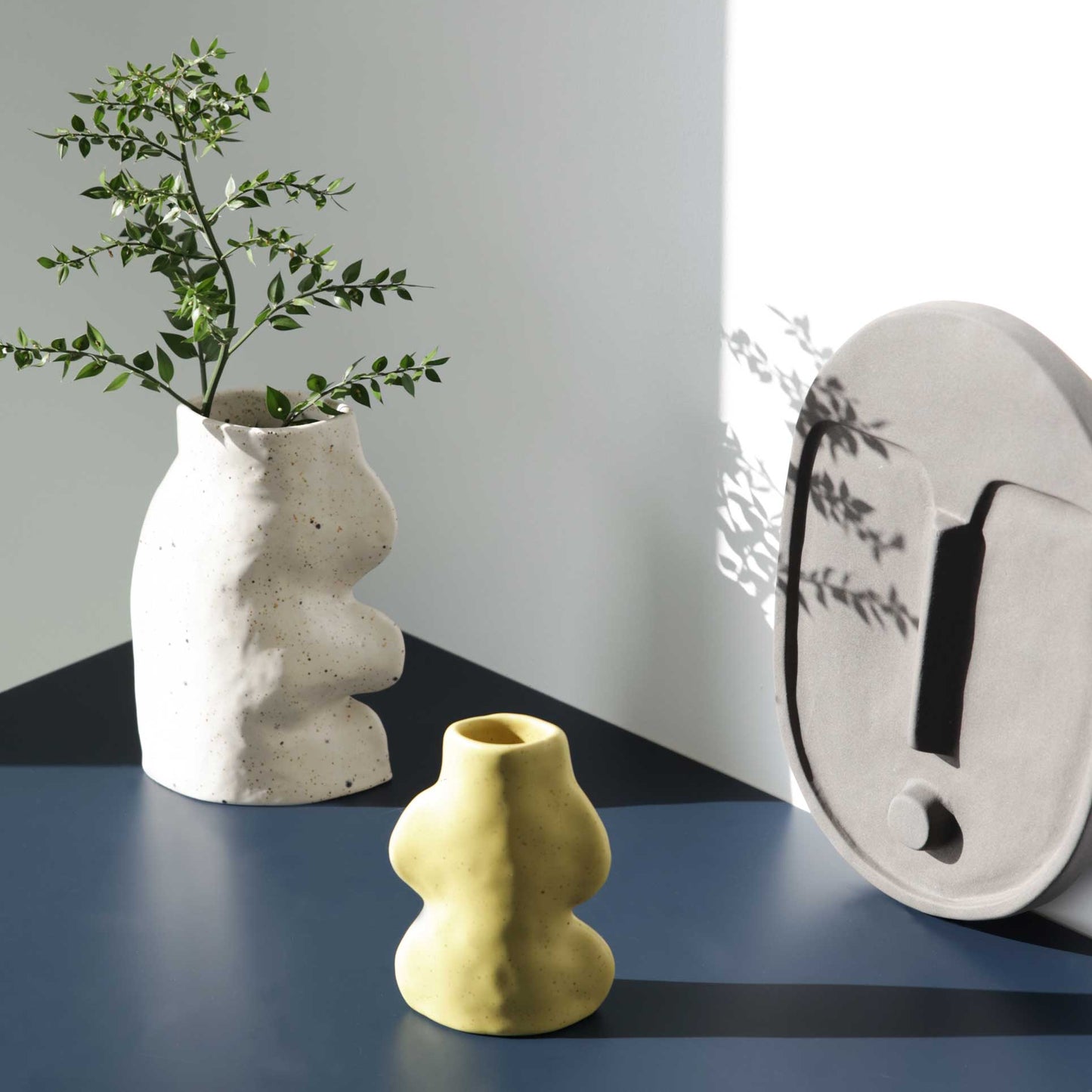Fluxo Ceramic Vase - Small Pistachio Green